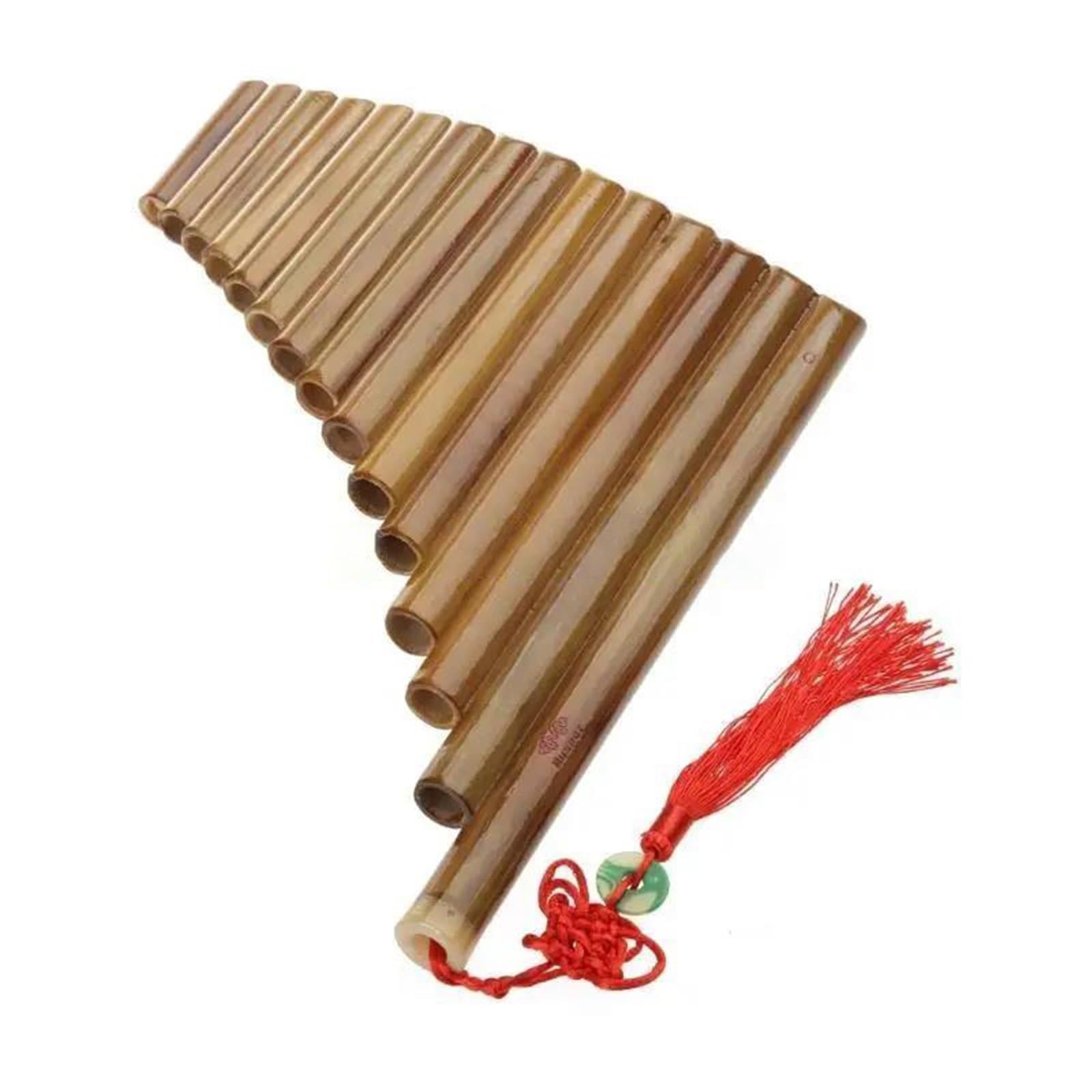 Profesjonalne Fletni Pana Tradycyjny Brązowy Instrument Na 15 Fletni Pana