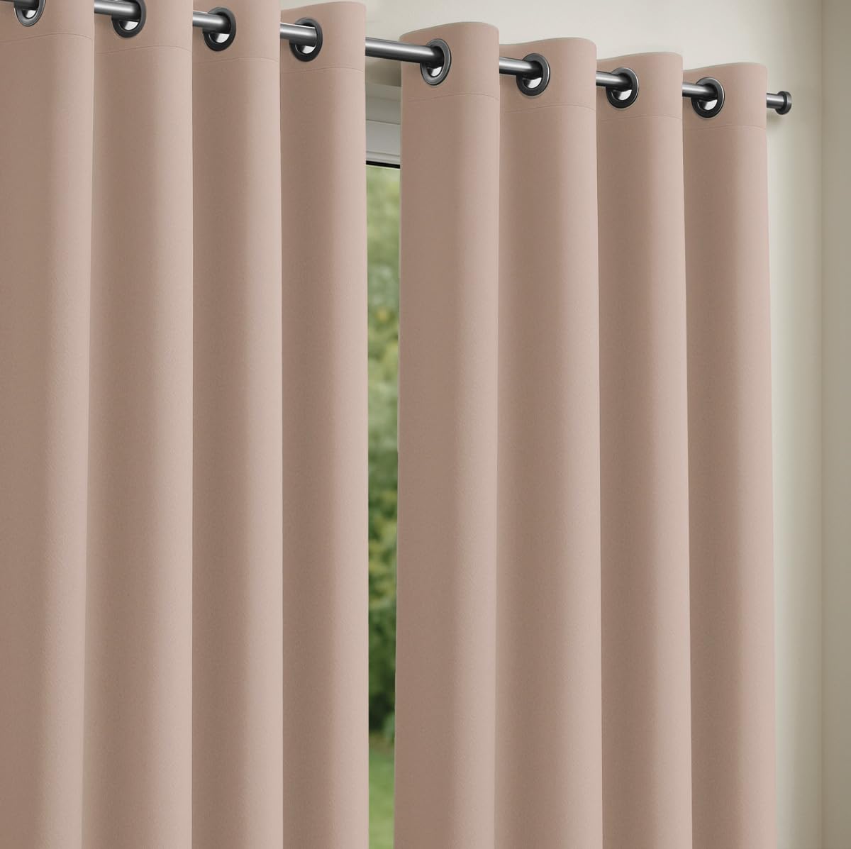 Lot de 2 rideaux obscurcissants haut de gamme 135x240