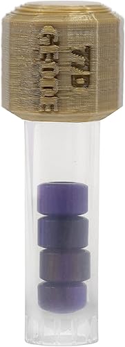 Miniatura 5 de Teak Tuning Apex - Ruedas de diapasón de uretano 77D forma de calle nueva 0303in de diámetro rodamientos sigilo ABEC-9 - Serie Geoda - Fabricado en