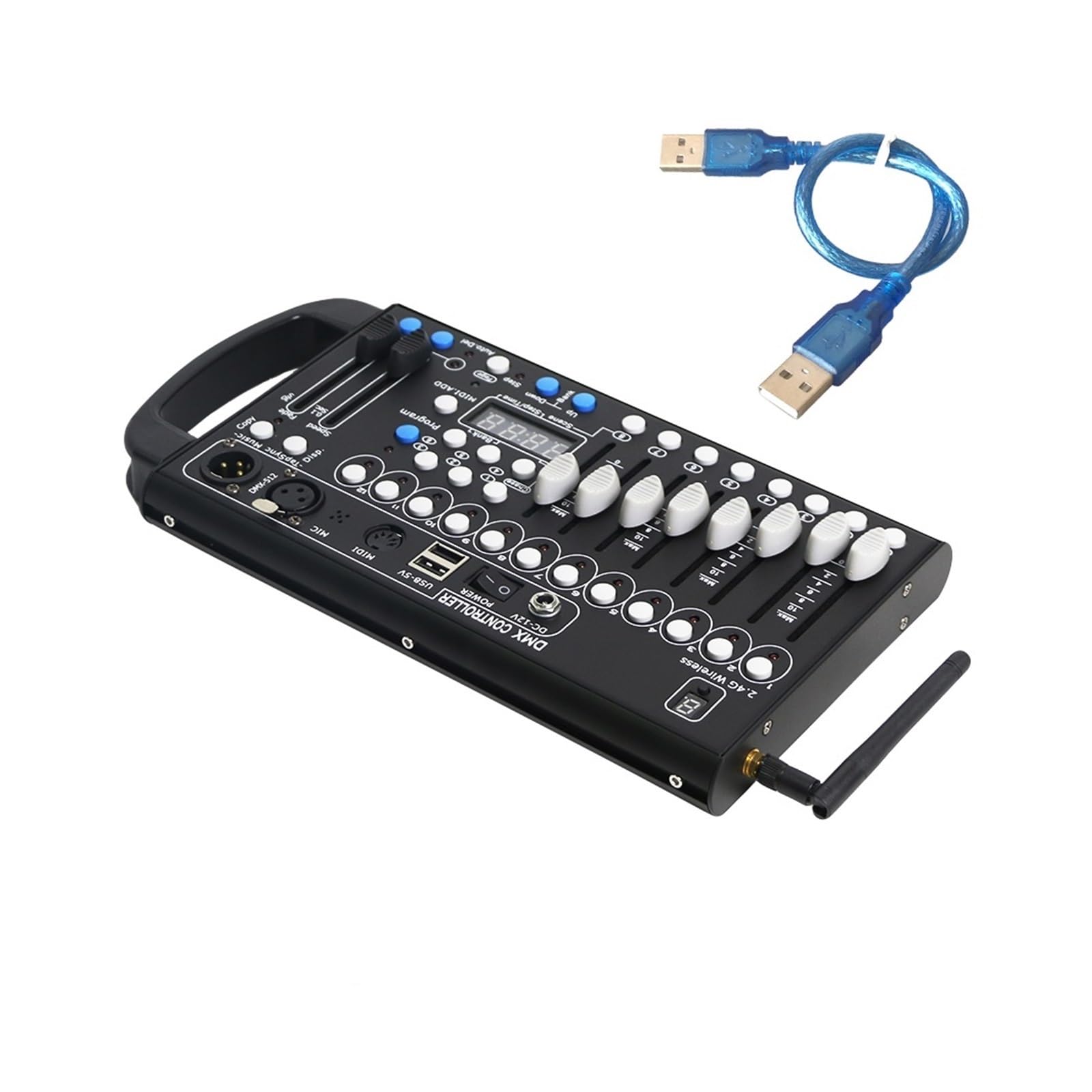 Amazon | DJ コントローラー 192 DMXコントローラーワイヤレス DMX