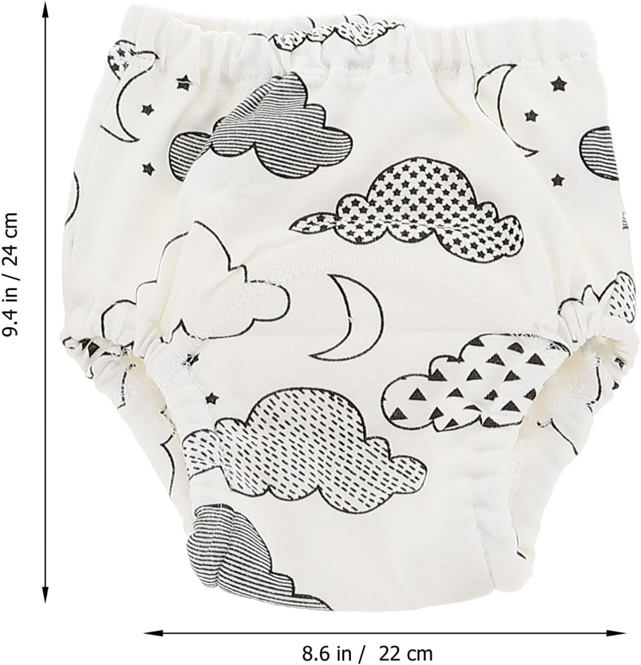 Training Pants Diaper Liners Washable Leakproof for Boys Girls Comfortable Elastic Waist Style
