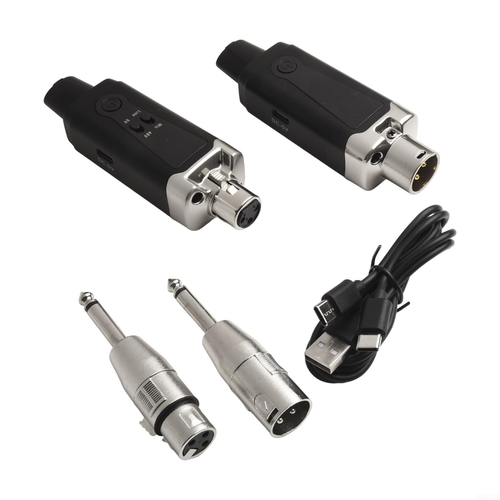 UHF Wireless Mic System XLR 48V Power Gain UHF Wireless Mic System