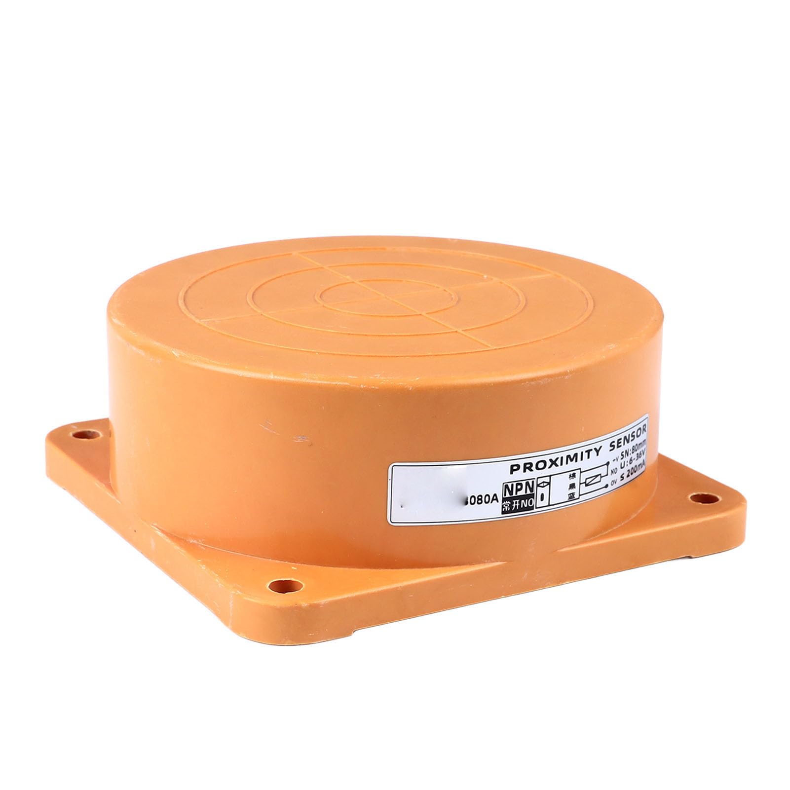 Interruttore di prossimità Sensore di prossimità Induttivo ABS Effetto Hall NPN 3 Fili Normalmente Aperto DC6 a 36V Distanza di Rilevamento 80mm per Controllo Automazione Rilevamento Metalli