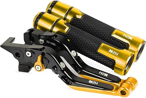 ELLOIN Brake Clutch Levers Handlebar Grips Motorcycle Brake Clutch Levers Handlebar Grips Ends for Kawasaki H2 H2R 2015-2016 Brake Levers Handle disponible en Yaxa Colombia