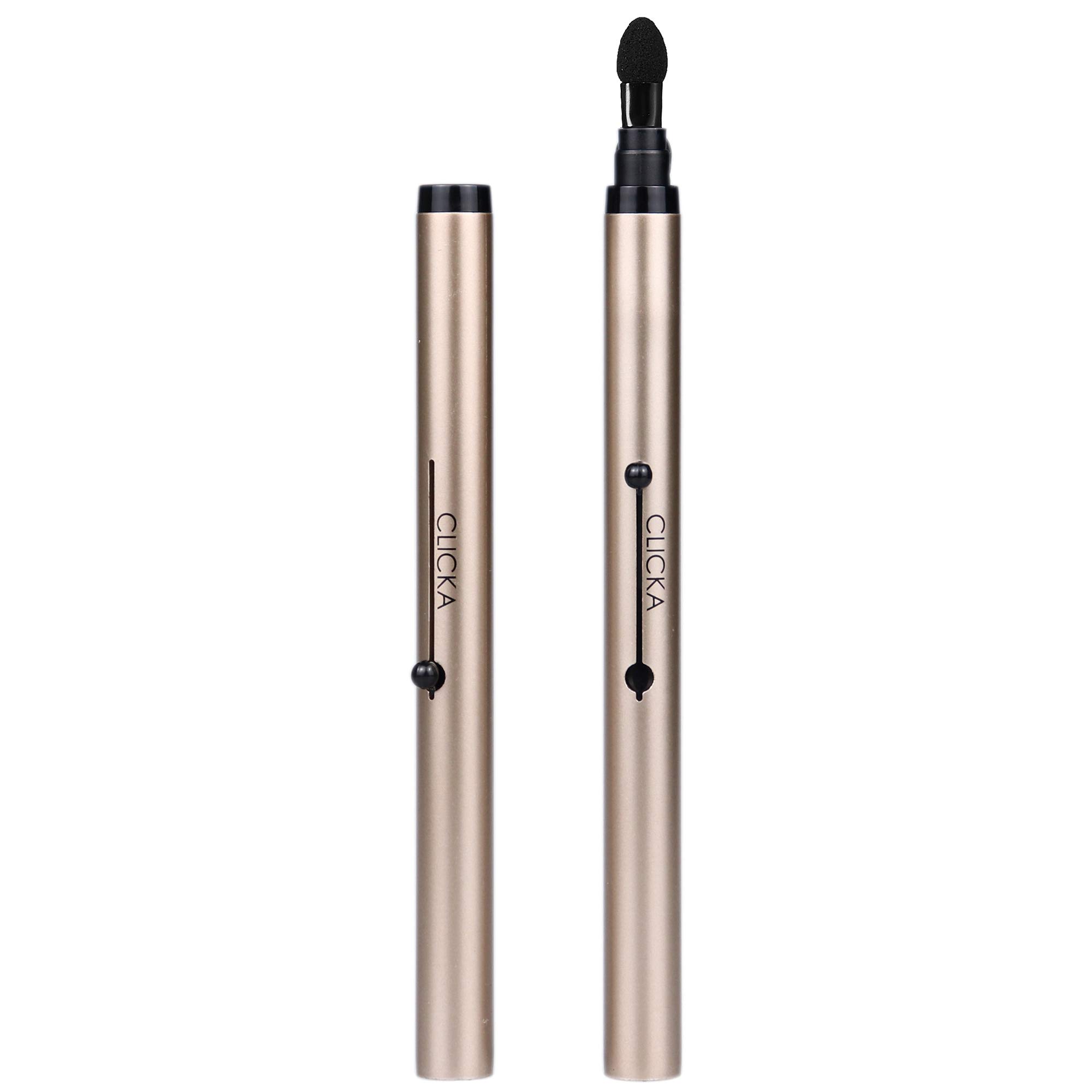 Retractable Automatic Lid Sponge Brush (Champagne gold)