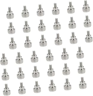 Thumb Screw 100pcs Case Screws Screws PC Screws Chassis Fixing Screw Part Chassis Thumbscrews Chassis Screw Knurled Thumbscrew Thumb Spiral Silver