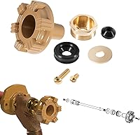 Vista 1 de RK-14MH Kit de reparación, asa de metal, grifo exterior, compatible con modelo Woodford 14, modelo 18
