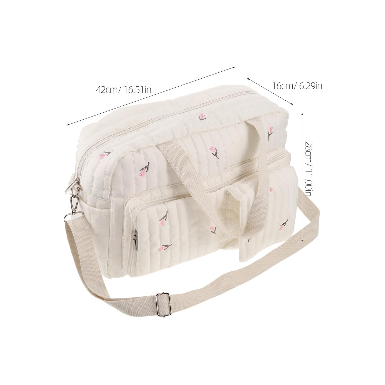 YARNOW Borsa Per Cambiare Pannolini Per Ragazza Da Esterno Borsa Per Maternità Di Grande Capacità Multifunzionale Portatile Per Mamma e Ragazza