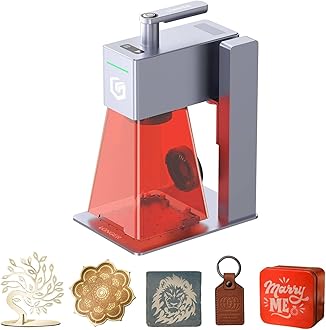 Longer Nano Pro 12W Portable Laser Engraver – High-Speed (5000mm/s) Engraving & Cutting for Wood, Acrylic, Leather, Metal, Ceramics, Precision 0.01mm, LightBurn Compatible, Safe & Easy Setup