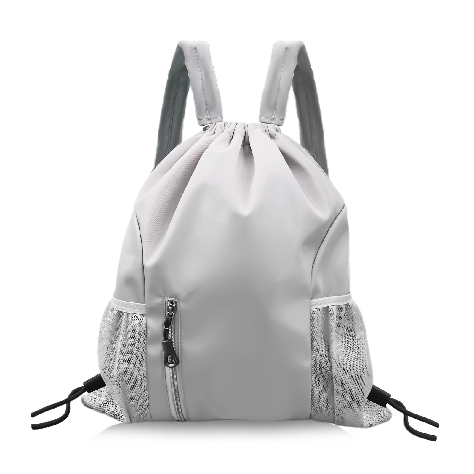 catechumenate String Backpack, Unisex, Drawstring Backpack Lightweight and Waterproof, Suitable for Sports Travel Fitness Outdoor (gray)