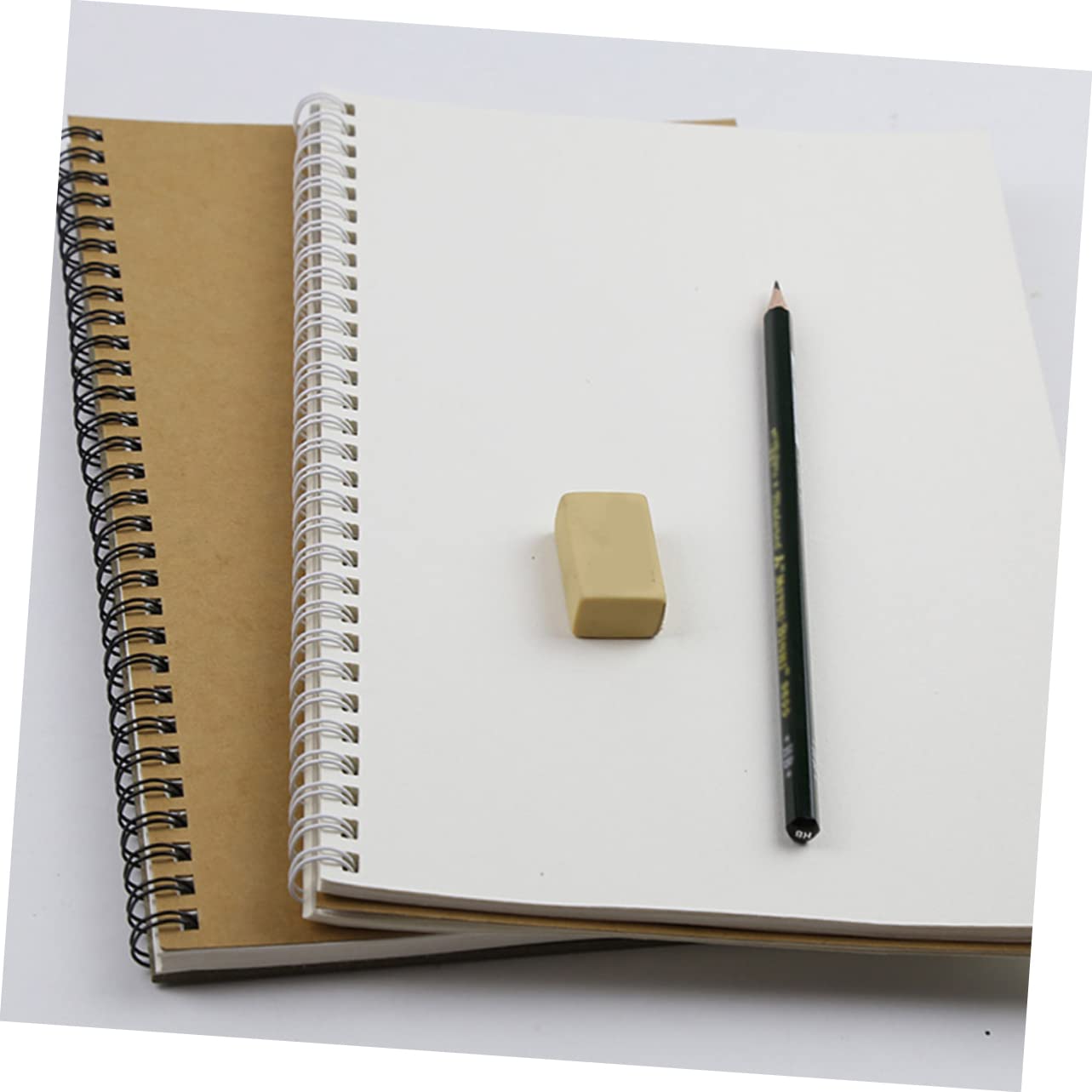 STOBOK Cahier de Croquis en Papier Kraft A4 16k, Lot de 4