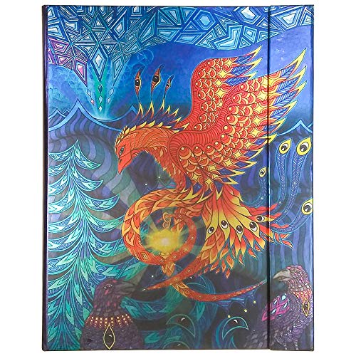 Phoenix dream journal en papier métallique pour noter vos rêves