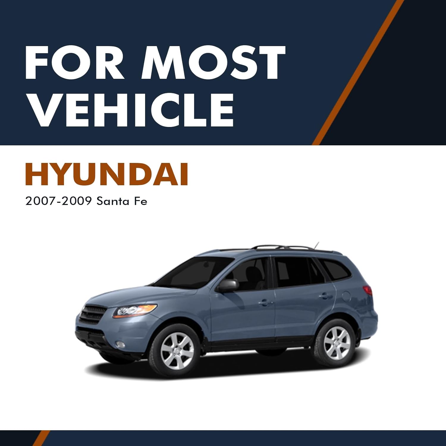 PM Auto Pair 2 Front Left-Right Quick Complete Strut-Coil Spring For 2007-2009 Hyundai Santa Fe