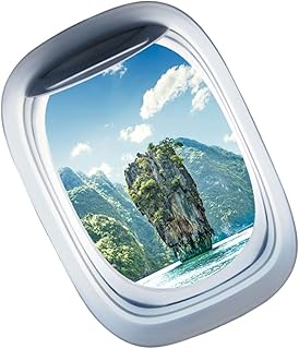 Toyvian 1Pc Adesivos 3D Decoração Infantil Decalque Da Janela Decalque Mural Da Arte Do Quarto Decalque Faça Você Paisagem Adesivo Da Janela De Casa Adesivo Da Porta Decalque Da