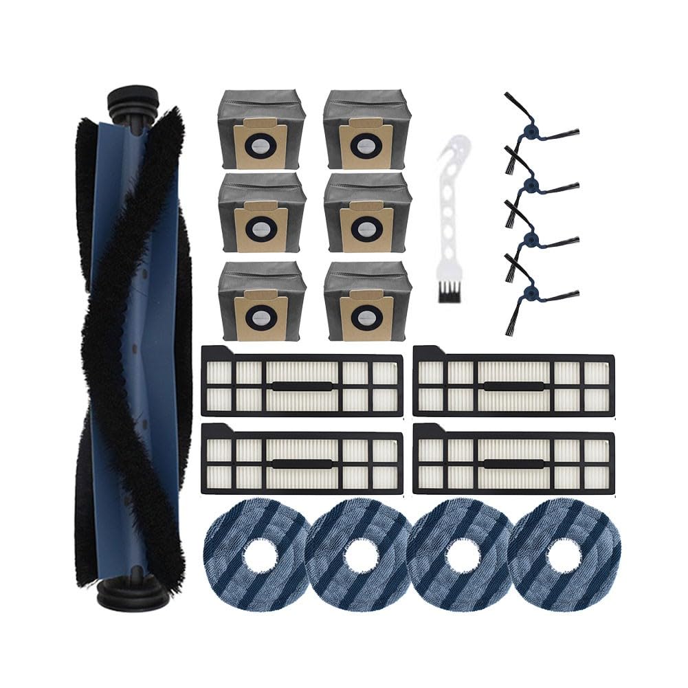 Kit d'accessoires FUBESK X10 pour aspirateur avec brosse et 6 sacs