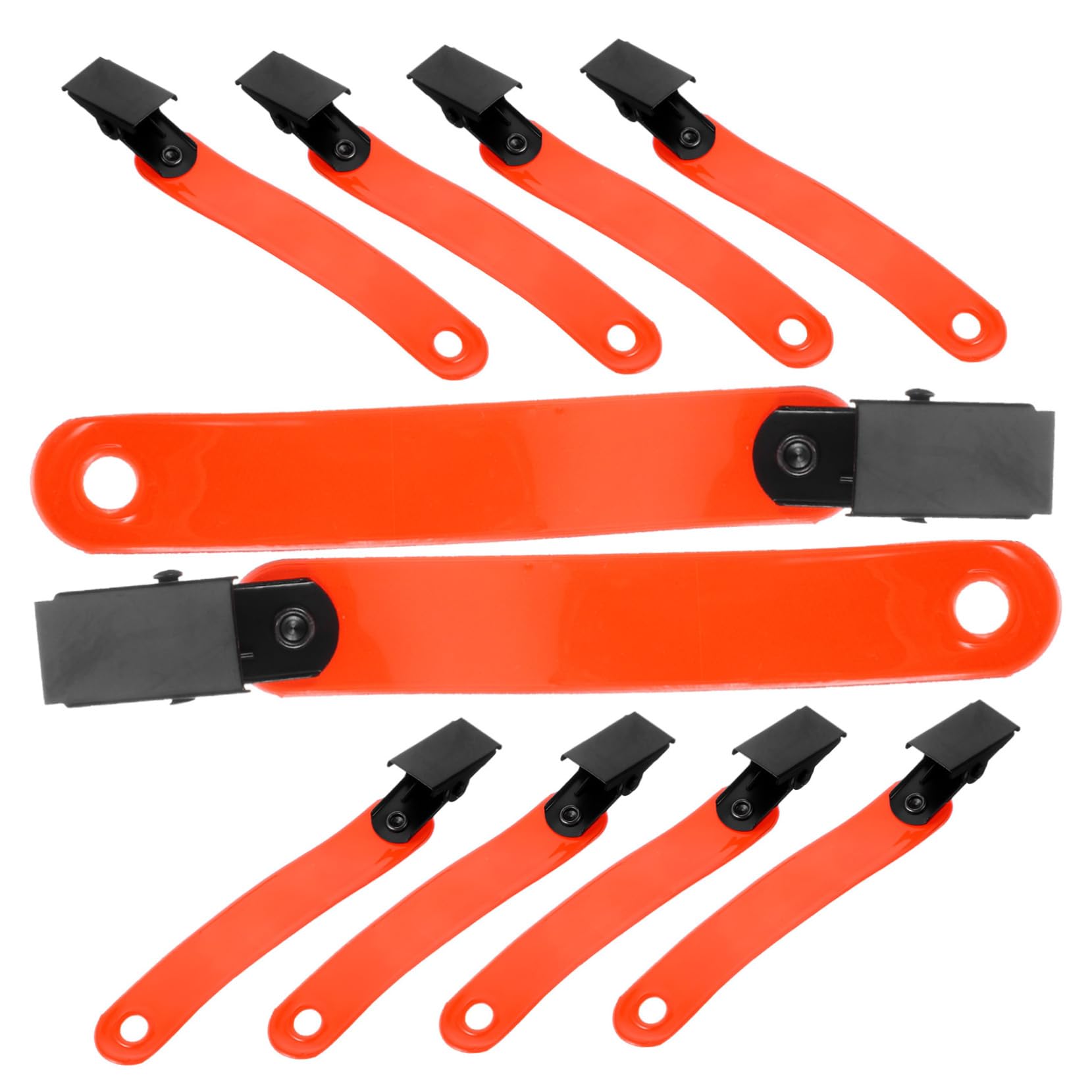 VANZACK Porte-étiquette Fluorescent Réflecteur Marqueurs D'allée Clip De Marquage De Sentier Clips Réfléchissants Matériel Et Accessoires De Camping PVC