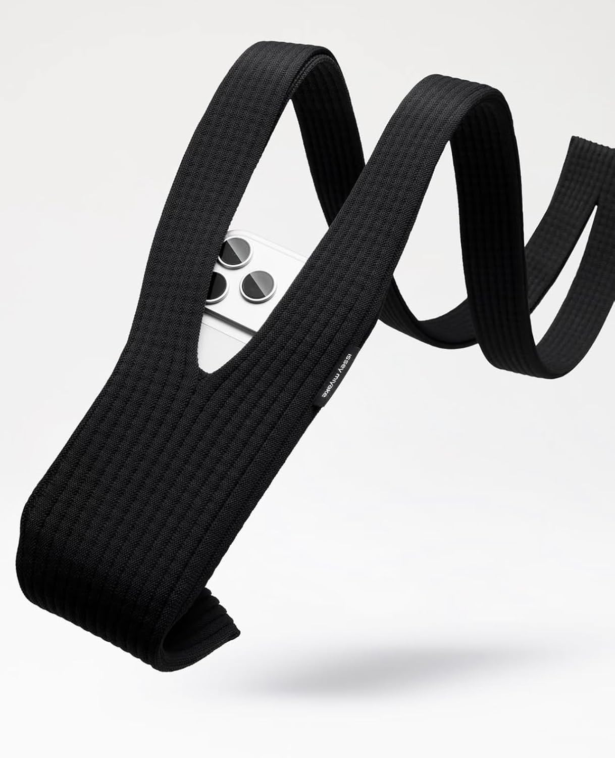 KKP Pocket Phone Knit Bag Long 80CM -Premium Knit Bags for Phones/Cell Phone Pouch Sleeve Black - Image 6