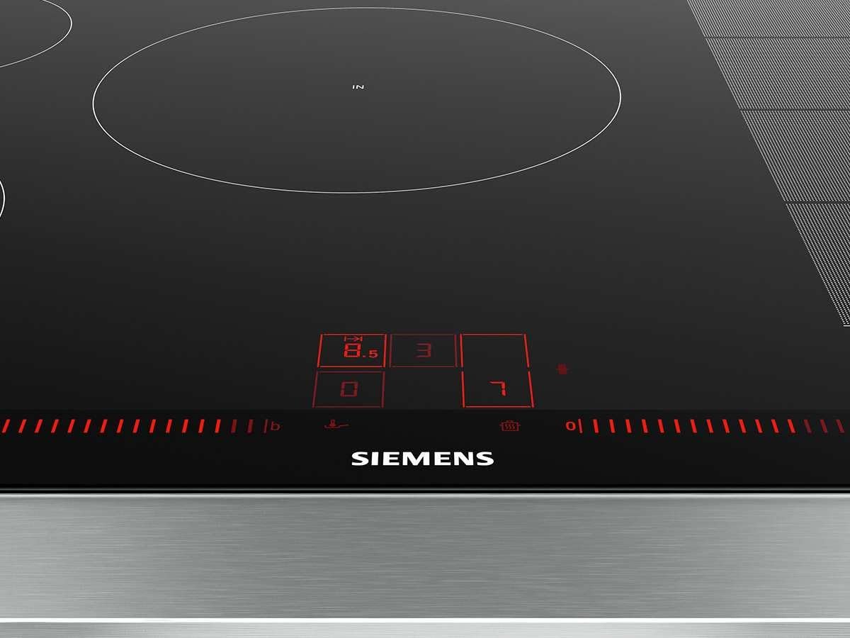 Siemens iQ300 EW645CFB2E - Piano Cottura a induzione, 60 cm, Design a Telaio Piatto, 4 Zone di Cottura a induzione, rilevamento Automatico della Cottura Siemens iQ300 EW645CFB2E - Piano Cottura a induzione, 60 cm, Design a Telaio Piatto, 4 Zone di Cottura a induzione, rilevamento Automatico della Cottura