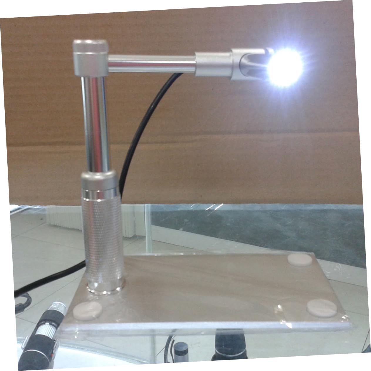 DOITOOL Microscopio De Pluma USB Digital con Led De Aumento y Soporte para Inspección Detallada Compatible con Windows XP Vista