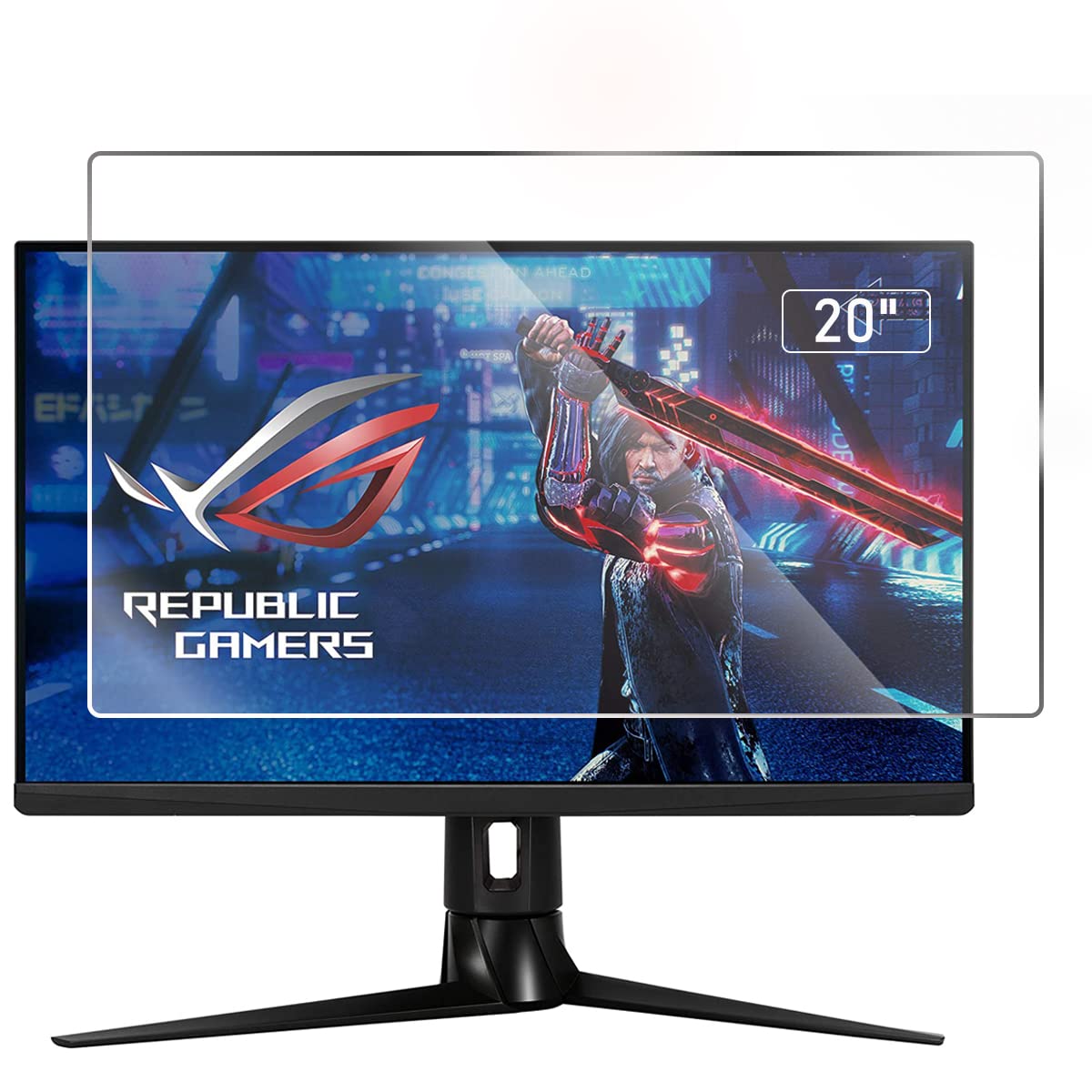 MUBUY 2Pack 20 Inch Anti Glare Matte Screen Protector for Sceptre/LG/Dell/HP/Acer/ViewSonic/ASUS/Aoc/Samsung Diagonal 20" 16:9 LED PC Screen Gaming
