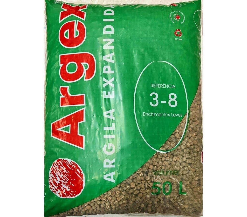Garden Center Shop | Arcilla Expandida SISANFLOR 50 L | Drenaje Profesional para Macetas y Jardineras | Decorativa y Ligera | Cultivo, Hidroponía y Jardinería