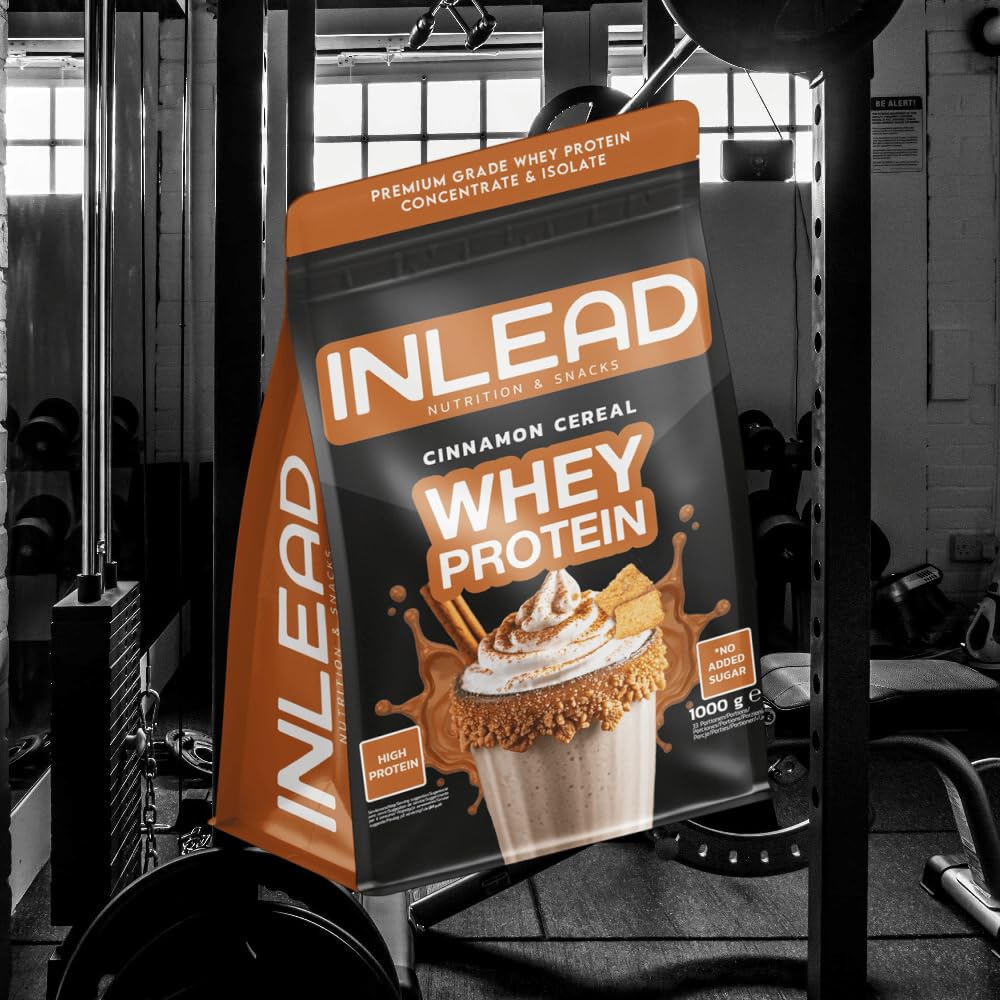 Inlead Whey Protein (1000g) Cinnamon Cereal - Białka - Mieszanka białek serwatkowych