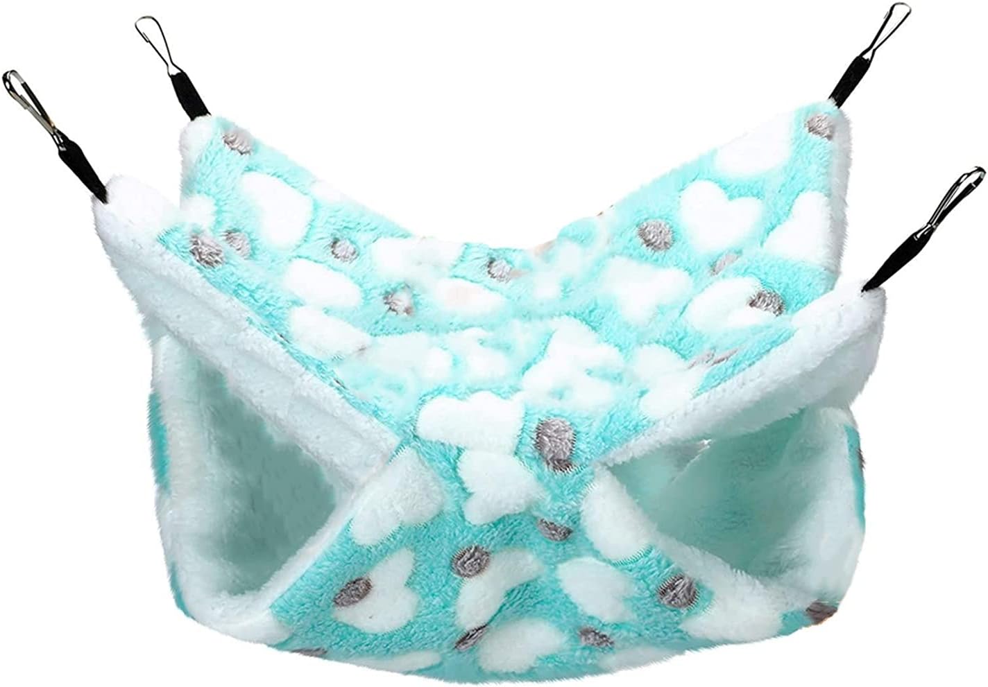 Pet Hammock Soft Hanging Cage Pet Mat Guinea Pig Hamster Hammock Warm Bed Cushion House Hideout Tunnel Cave Mats Small Pet Supplies Pet Hammock Bed (Color : 3) (2)