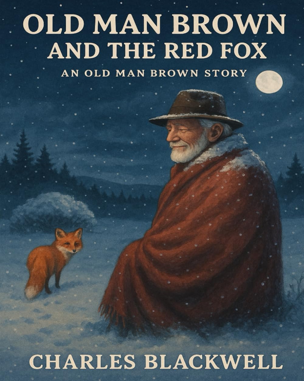 Old Man Brown and the Red Fox: 2