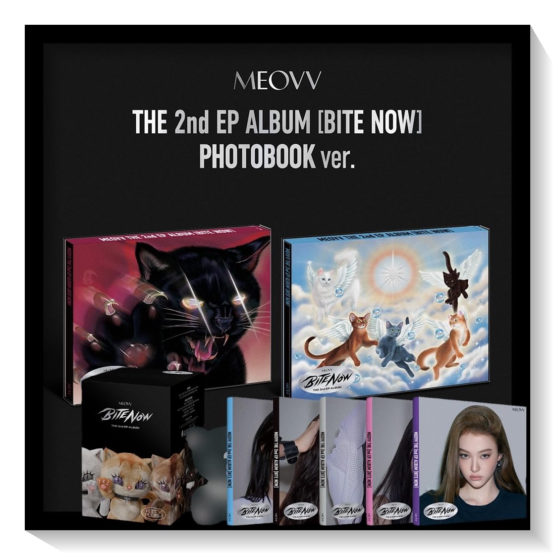 Amazon.co.jp: MEOVV (ミヤオ) -2nd EP [ BITE NOW ] 韓国盤/MEOW (3種