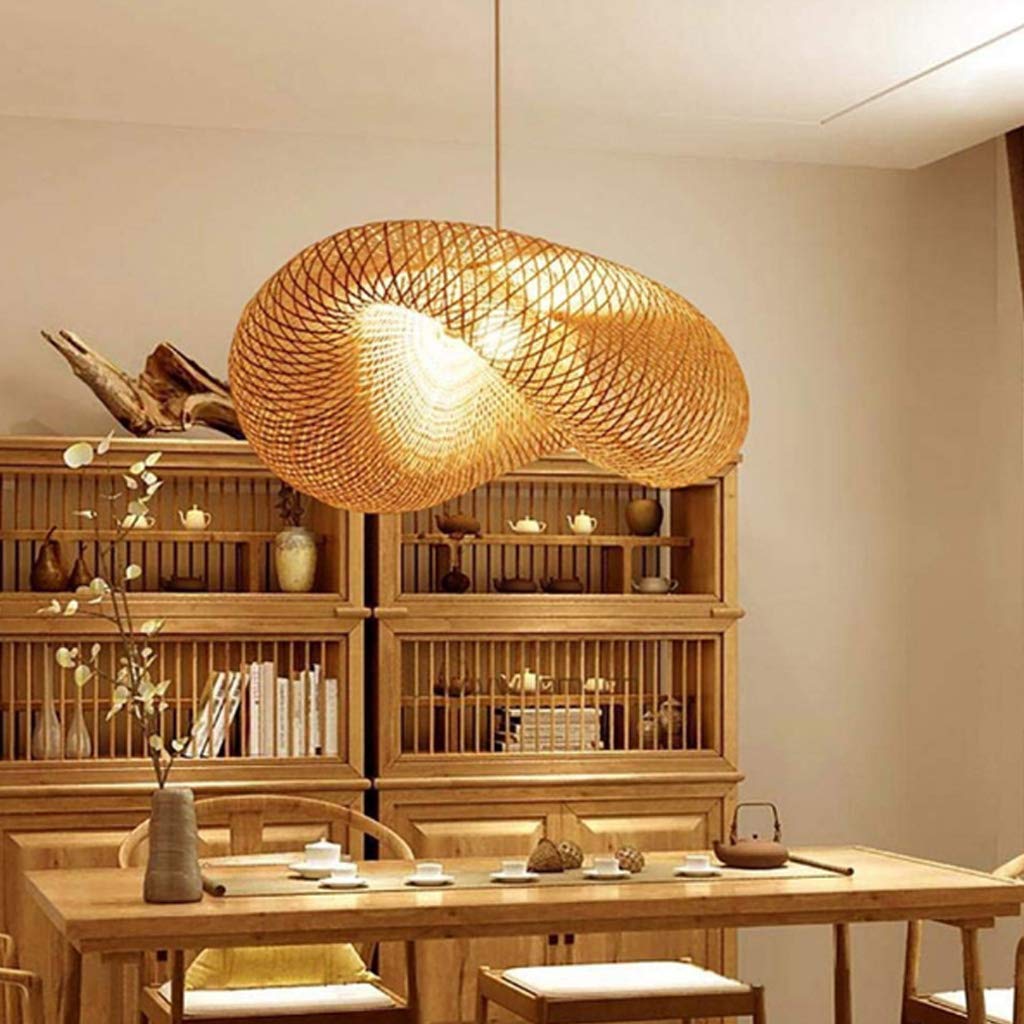 Lampadari Retro Metallo Legno Naturale Lampada A Sospensione Vintage E27 * 4 Vetro Regolabile in Altezza Ferro Battuto Luce A Sospensione Paralume Industria Sala Da Pranzo Cucina Bar Caffetteria
