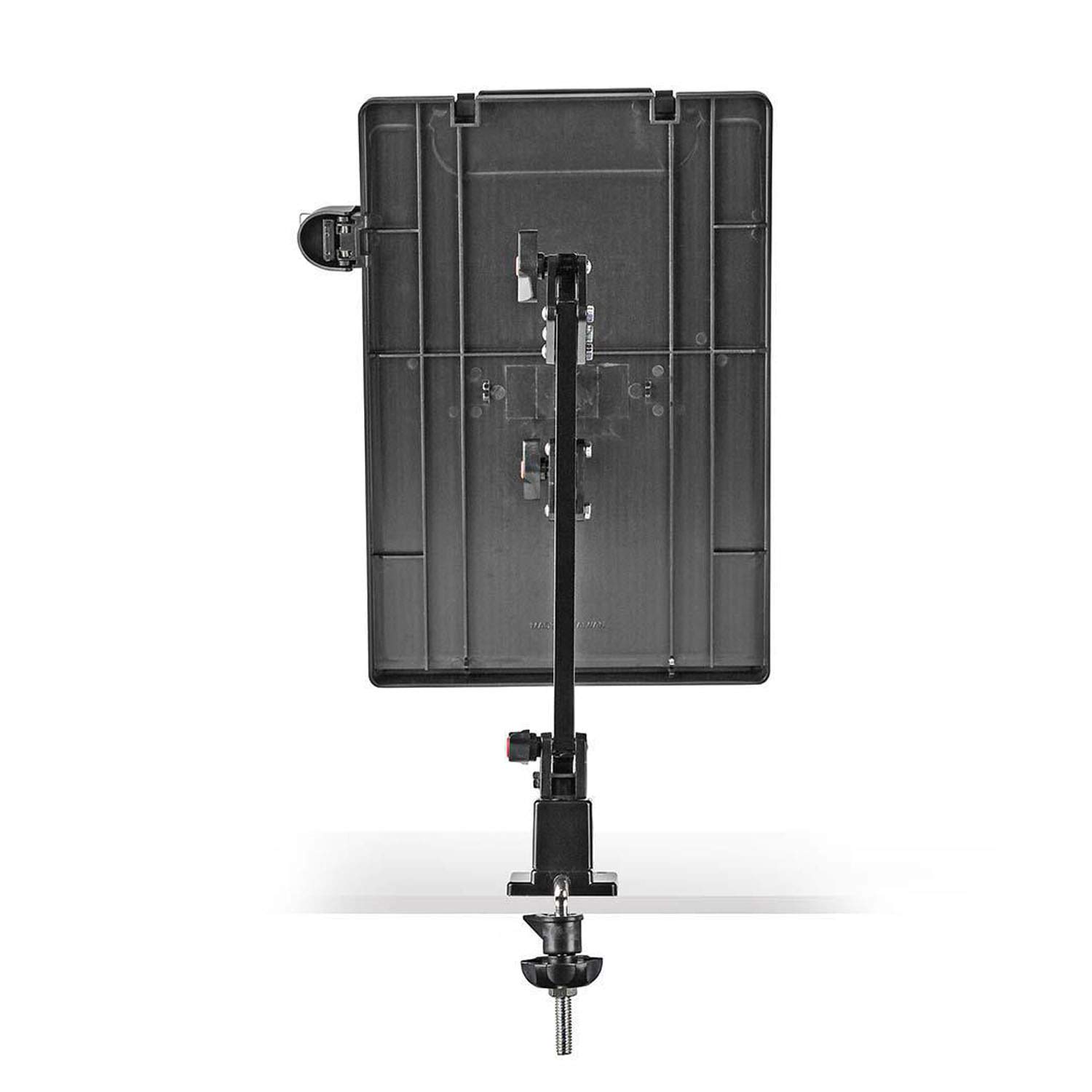 Support de bureau ergonomique réglable avec guide de ligne, porte-documents, noir/gris