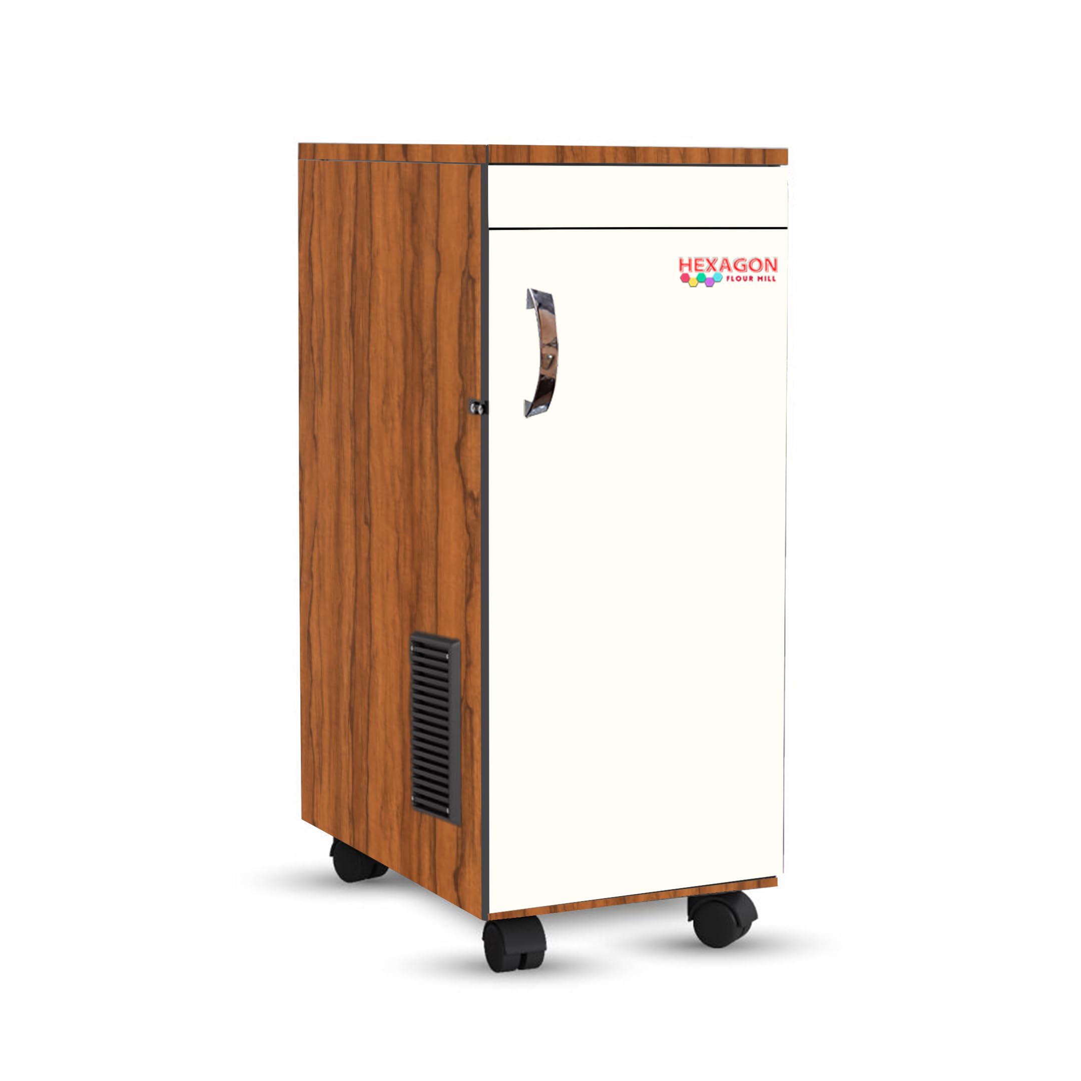 Shreeji Fine Hexagon Mill Max Pro Plus Atta Chakki with Plywood