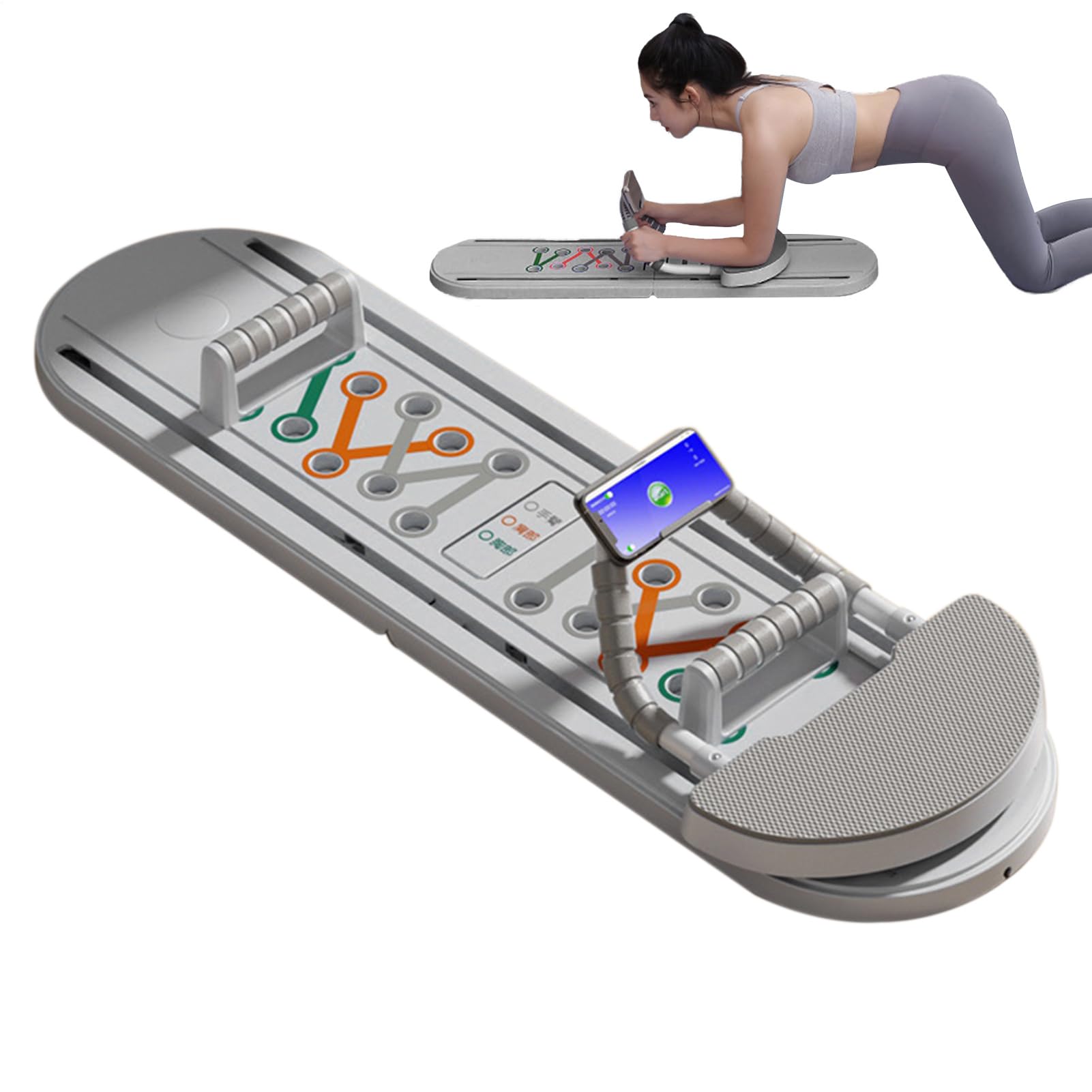 Tablero deslizante Abs Pilates, entrenador básico portátil, equipo de entrenamiento versátil, tablero de reformado Pilates 108x41x7,5 cm para entrenamientos en casa y clases de fitness