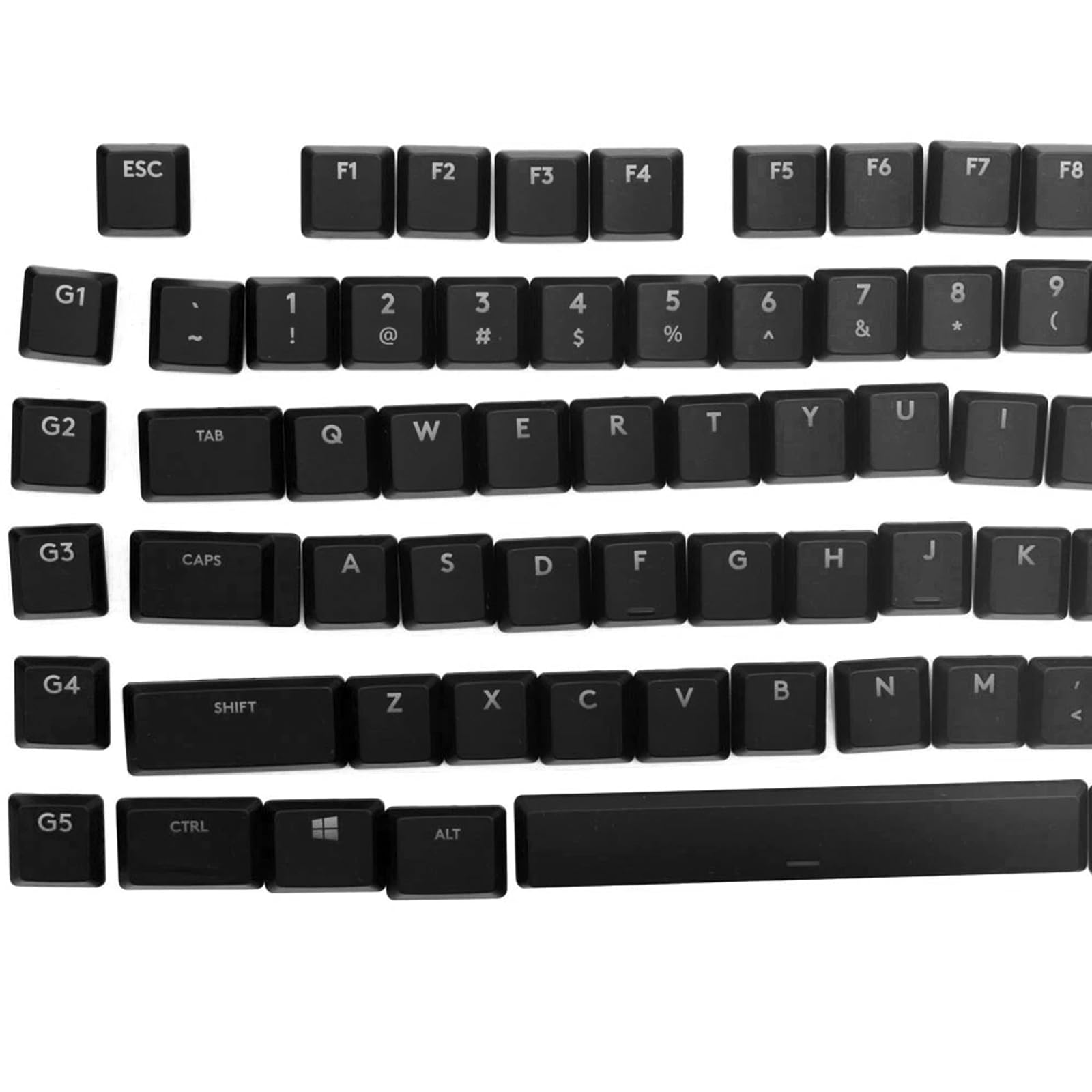 Zamienne nasadki klawiszy do klawiatury Logitech G915/G913/G815/G813 TKL, 109-częściowy zestaw klawiszy ABS do mechanicznej klawiatury gamingowej, kompatybilne z klawiaturami RGB Logitech G Series