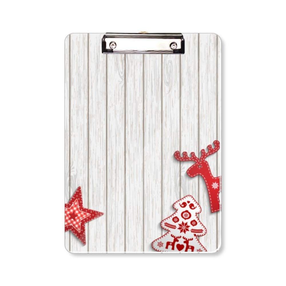 Porte-bloc Plaque arrière A4 Noël pour un cadeau de secrétariat original - 5