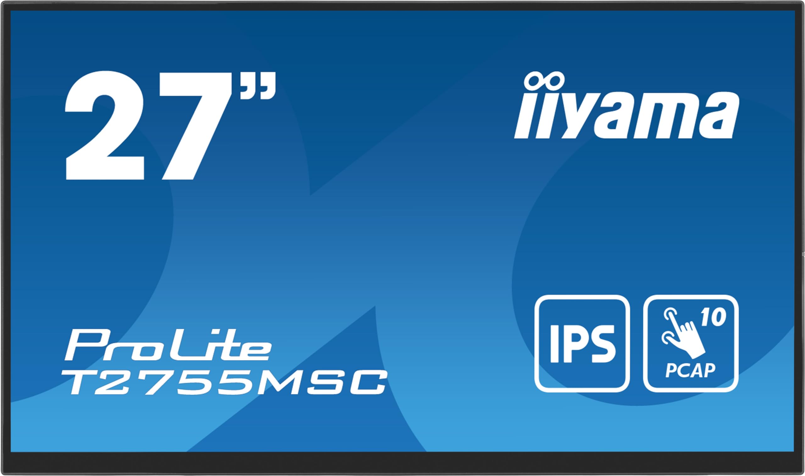iiyama Prolite T2755MSC-​B1 écran Plat de PC 68,​6 cm (27") 1920 x 1080 Pixels Full HD LED Écran Tactile Dessus de Table Noir