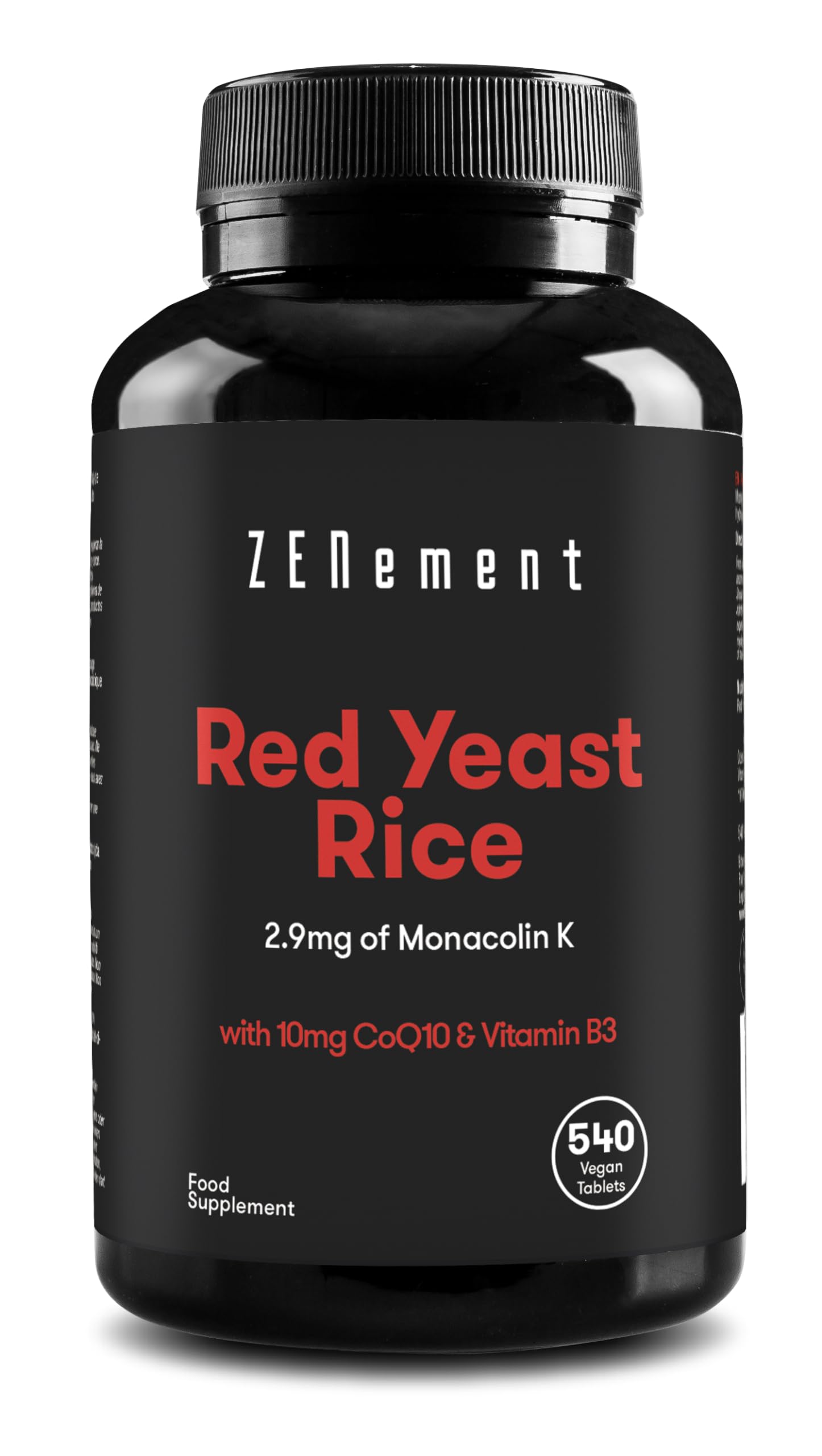 Buy Red Yeast Rice, 2.9mg Monacolin K per , 540 s with CoQ10 & B3