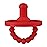 Ryan & Rose Cutie PAT Pacifier Teether (Stage 2, Red)