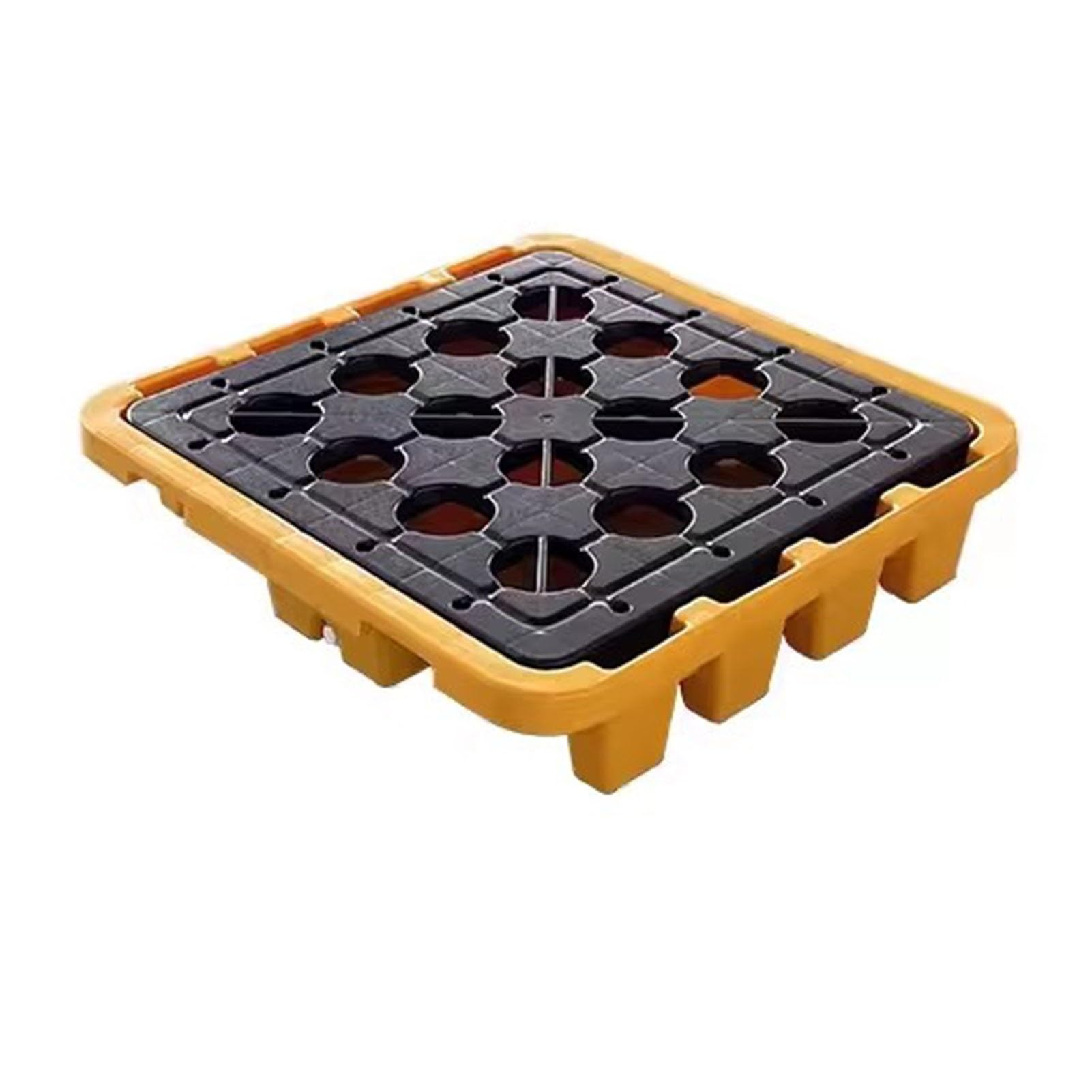 Palette de confinement des déversements 720x720 mm en polyéthylène