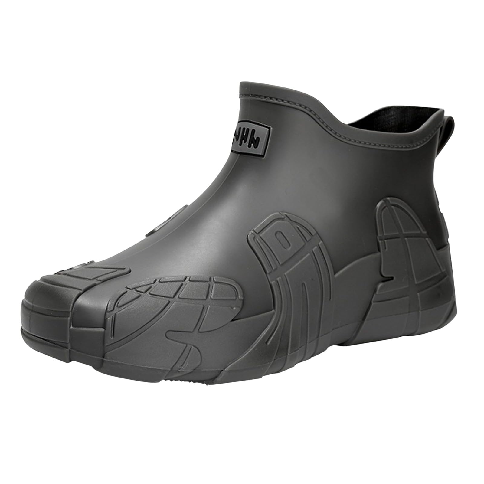 Męskie kalosze Cyberpunk Techwear Avant Garde Formowane 3D Kalosze Niski Krój Wodoodporne Botki Masywna Podeszwa Festiwal Spacer