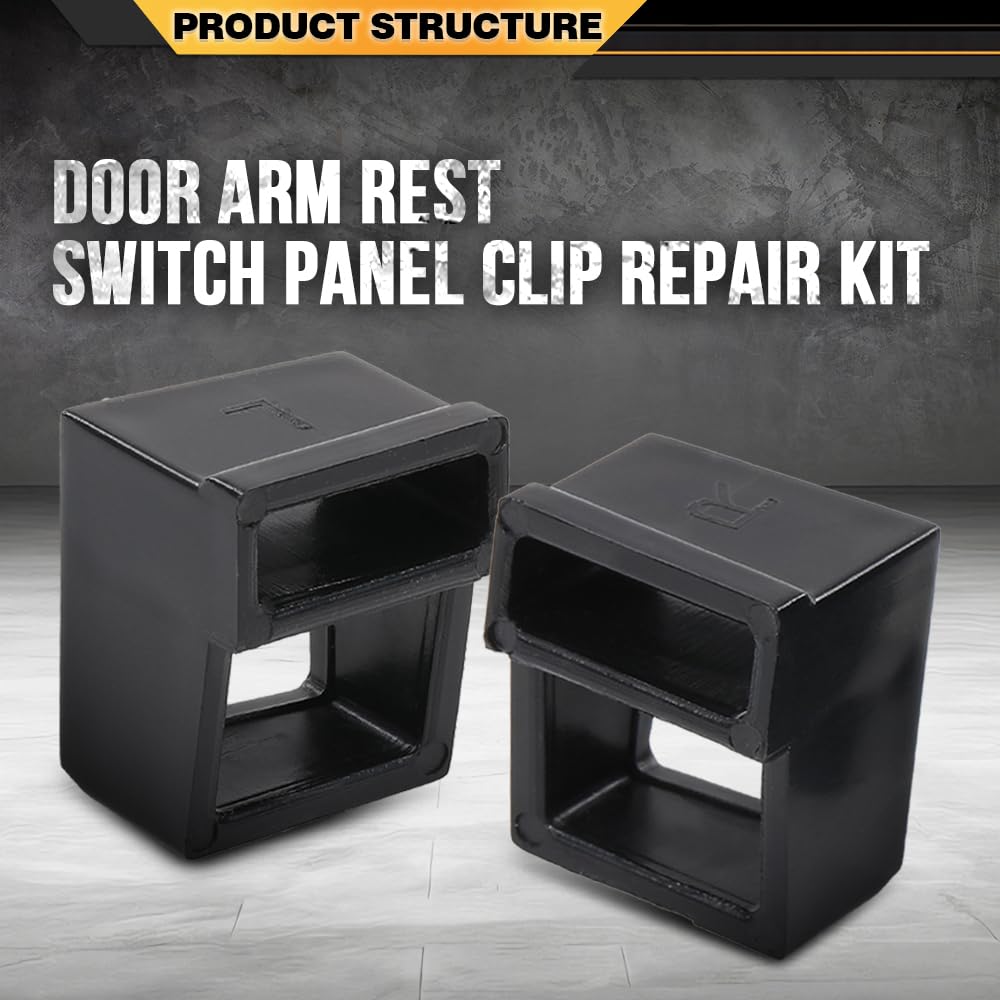 Auto Interior Clips Door Arm Rest Switch Panel Clip Repair Kit For Silverado & Sierra 2003-2007 - 2 Piece Non-Destructive Fix GM Interior Repair - Foto 6