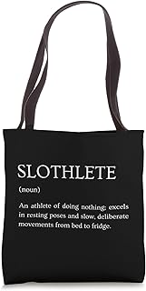 Slothlete Definition - Funny Sarcastic Lazy Relaxing Tote Bag