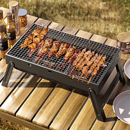 Parrilla portátil para barbacoa Chal – Diseño plegable para fácil instalación, perfecta para nics y camping – Cocina al aire libre sin complicaciones Equint