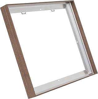 CANFRAVAS Canvas Frame 24x48, DIY Metal Floating Frame, Canvas Floater Frame for 0.6"-0.9" Deep Print Painting (Walnut,24"x48")