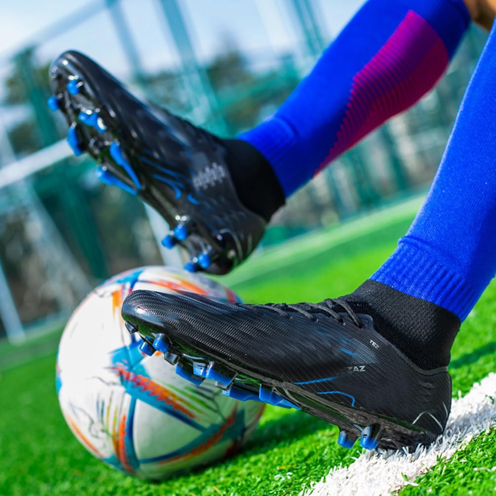 Crampon Foot Chaussures de Football Homme Professionnel Antidérapant Athlétisme Entrainement Sport (KBA-K24, 41EU)