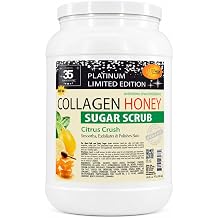 SPA REDI Citrus Crush 1-Gallon Body Sugar Scrub - Professional Exfoliating Spa Treatment - Yield 128 fluid ounces to buff away tough calluses and protect profit margins