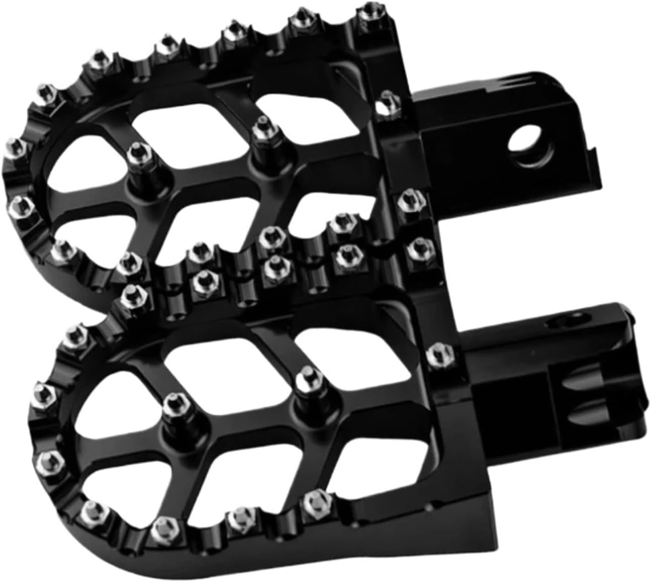 Motorcycle pedal SNOR Motorcycle Footpegs Mounting Bracket Pedals Retrofit Bracket Fit For K-tm Fit For Fit For GASGAS Universal(Blue Pedals)