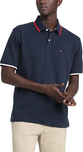 Tommy Hilfiger Men's Flag Pride Polo Shirt in Classic Fit