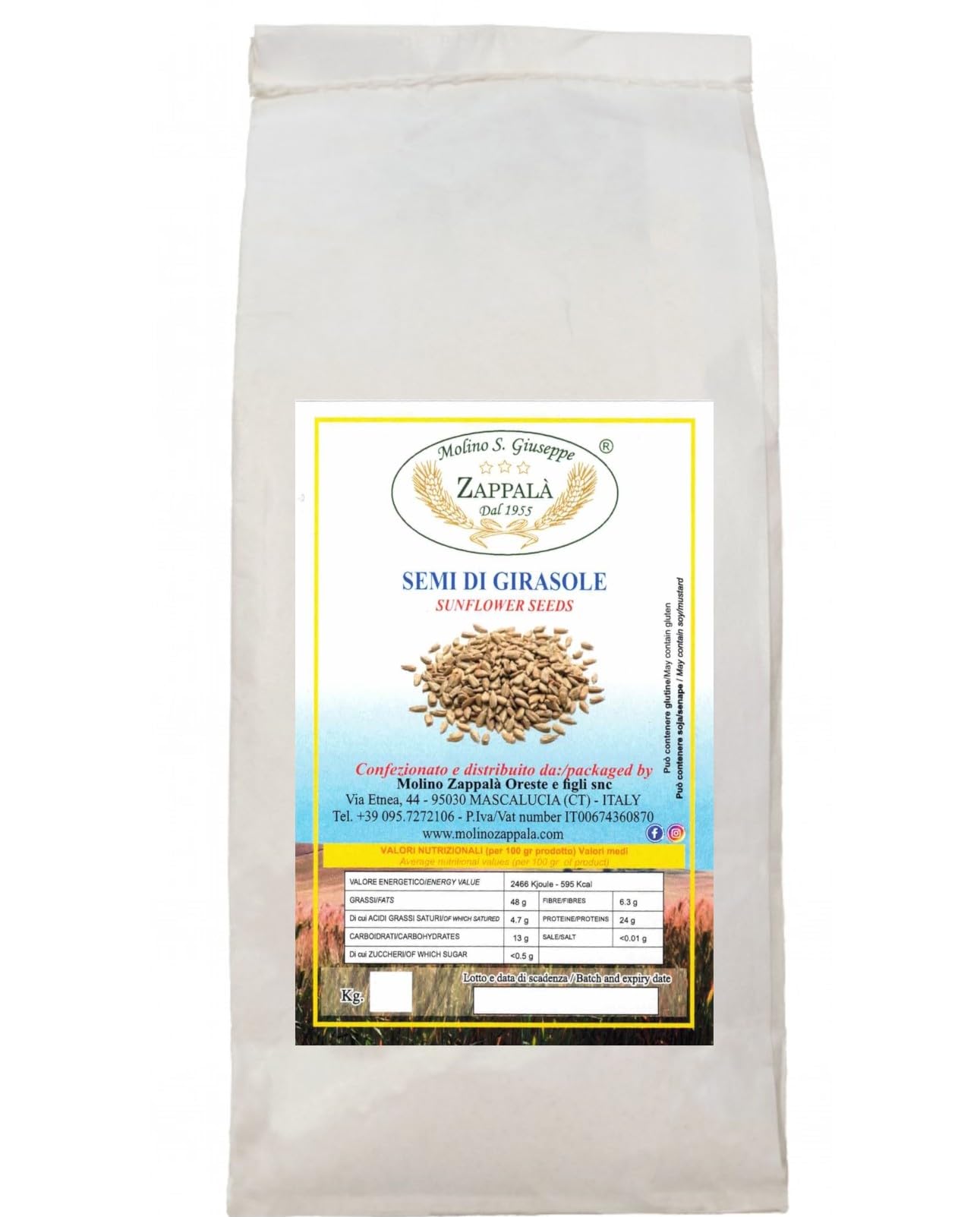 25 kg Semi di Girasole