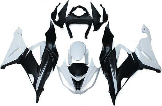 Injection Molded Body Kit Fairings For Kawasaki Ninja ZX6R ZX636 2013 2014 2015 2016 2017 2018 ZX-6R Fairing Kit ABS Plastics Motorcycle Bodywork BodyframeBlack White